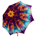 Sci-fi Fantasy Art Painting Colorful Pattern Hook Handle Umbrellas (Large) View2