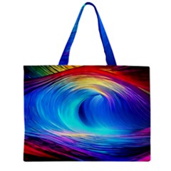 Art Fantasy Painting Colorful Pattern Design Zipper Mini Tote Bag by Ravend