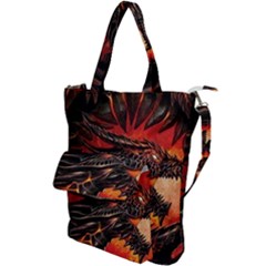 Dragon Shoulder Tote Bag by Salman4z