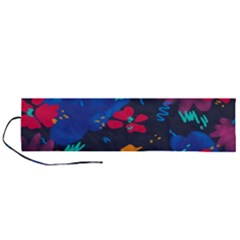 Patterns Rosebuds Roll Up Canvas Pencil Holder (l) by Salman4z