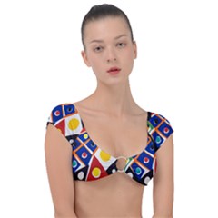 Pattern And Decoration Revisited At The East Side Galleries Cap Sleeve Ring Bikini Top by Salman4z
