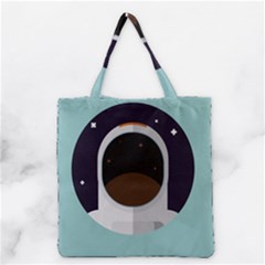 Astronaut Space Astronomy Universe Grocery Tote Bag by Salman4z