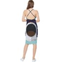 Astronaut Space Astronomy Universe Bodycon Cross Back Summer Dress View2