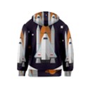 Rocket Space Universe Spaceship Kids  Zipper Hoodie View2