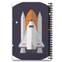 Rocket Space Universe Spaceship 5.5  x 8.5  Notebook View2