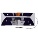 Rocket Space Universe Spaceship Roll Up Canvas Pencil Holder (M) View2