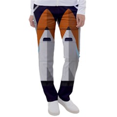 Rocket Space Universe Spaceship Women s Casual Pants by Salman4z