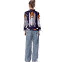 Rocket Space Universe Spaceship Kids  Frill Detail Tee View2