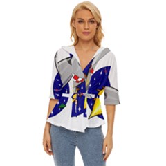 Rocket Ship Launch Vehicle Moon Lightweight Drawstring Hooded Top by Salman4z