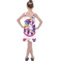 Badge Patch Pink Rainbow Rocket Kids  Overall Dress View2