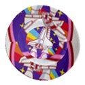 Badge Patch Pink Rainbow Rocket Inside Out Bucket Hat View6