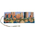 City Buildings Urban Dawn Roll Up Canvas Pencil Holder (S) View1
