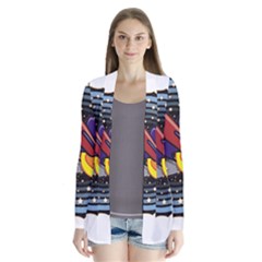 Rocket Space Clipart Illustrator Drape Collar Cardigan by Salman4z