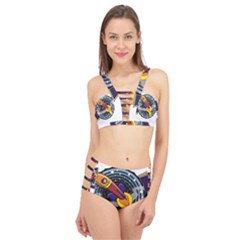 Rocket Space Clipart Illustrator Cage Up Bikini Set by Salman4z