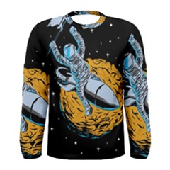 Astronaut Planet Space Science Men s Long Sleeve Tee by Salman4z