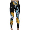 Astronaut Planet Space Science Lightweight Velour Classic Yoga Leggings View1