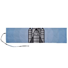 Rocket Shuttle Spaceship Science Roll Up Canvas Pencil Holder (l) by Salman4z