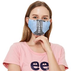 Rocket Shuttle Spaceship Science Fitted Cloth Face Mask (adult) by Salman4z