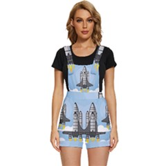 Rocket Shuttle Spaceship Science Short Overalls by Salman4z