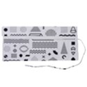 Pattern Hipster Abstract Form Geometric Line Variety Shapes Polkadots Fashion Style Seamless Roll Up Canvas Pencil Holder (S) View2