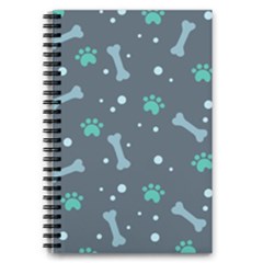 Bons Foot Prints Pattern Background 5 5  X 8 5  Notebook by Salman4z