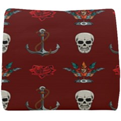 Tattoo-old-school-background-pattern Seat Cushion by Salman4z