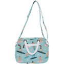 Beach-surfing-surfers-with-surfboards-surfer-rides-wave-summer-outdoors-surfboards-seamless-pattern- Rope Handles Shoulder Strap Bag View3