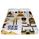 Egypt-symbols-decorative-icons-set Fitted Sheet (California King Size) View1