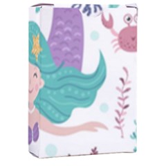 Set-cute-mermaid-seaweeds-marine-inhabitants Playing Cards Single Design (rectangle) With Custom Box by Salman4z