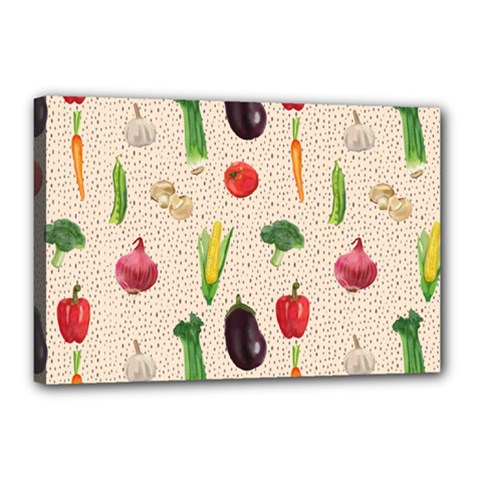 Vegetables Canvas 18  X 12  (stretched) by SychEva