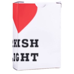 I Love Turkish Delight Playing Cards Single Design (rectangle) With Custom Box by ilovewhateva