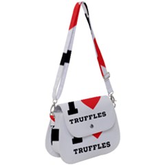 I Love Truffles Saddle Handbag by ilovewhateva