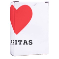 I Love Margaritas Playing Cards Single Design (rectangle) With Custom Box by ilovewhateva