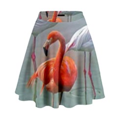 Birds High Waist Skirt by Sparkle