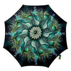 Waterfall Jungle Nature Paper Craft Trees Tropical Hook Handle Umbrellas (medium) by Ravend
