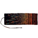 Data Abstract Abstract Background Background Roll Up Canvas Pencil Holder (M) View1