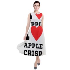 I Love Apple Crisp Round Neck Boho Dress by ilovewhateva