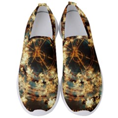 Science Fiction Background Fantasy Men s Slip On Sneakers by danenraven