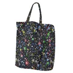 Illustration Universe Star Planet Giant Grocery Tote by danenraven