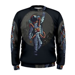Illustration-drunk-astronaut Men s Sweatshirt by Salman4z