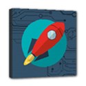 Rocket-with-science-related-icons-image Mini Canvas 8  x 8  (Stretched) View1