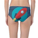 Rocket-with-science-related-icons-image Mid-Waist Bikini Bottoms View2