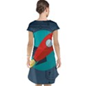 Rocket-with-science-related-icons-image Cap Sleeve Nightdress View2