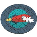 Rocket-with-science-related-icons-image Wooden Puzzle Round View2