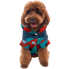 Rocket-with-science-related-icons-image Dog Coat by Salman4z