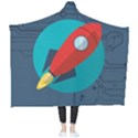 Rocket-with-science-related-icons-image Wearable Blanket View2
