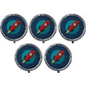 Rocket-with-science-related-icons-image Mini Round Pill Box (Pack of 5) View1