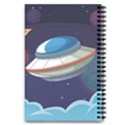Ufo-alien-spaceship-galaxy 5.5  x 8.5  Notebook View2