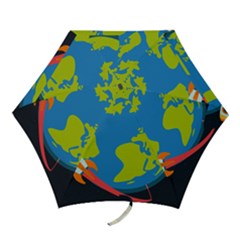 Spaceship-design Mini Folding Umbrellas by Salman4z