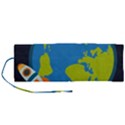 Spaceship-design Roll Up Canvas Pencil Holder (M) View1